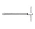 Hex Screwdriver with Sliding T-Handle, 10 mm, 270mm
